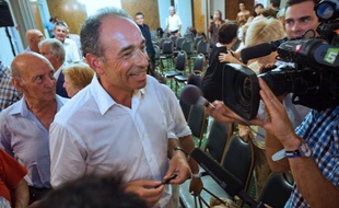 Jean-François Copé, qui doit officialiser dimanche sa candidature à la présidence de l'UMP dont il est le secrétaire général, a dit mardi vouloir "une vague bleue" aux prochaines élections municipales.