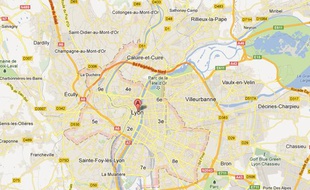 Google map de Lyon.