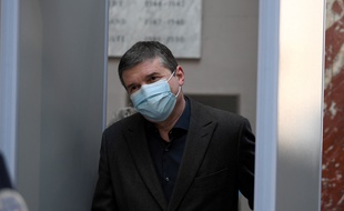 Alexandre Guérini à l'arrivée de son procès le 15 mars 2021