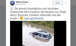 Un voiture ce dimanche sur l'A6