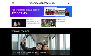 Capture d'écran du site «France.Tv»