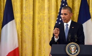 Le président américain Barack Obama, le 24 novembre 2015, à Washington DC