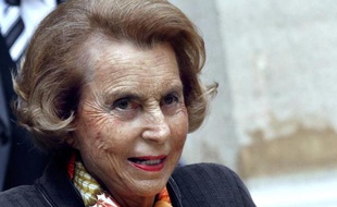 Liliane Bettencourt, le 12 octobre 2011 à Paris