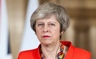 Theresa May, Premier ministre britannique, le 10 janvier 2019 à Londres.