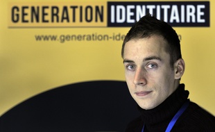 L'ex-porte-parole de Génération Identitaire, Damien Rieu (un pseudonyme), le 3 novembre 2012 à Orange