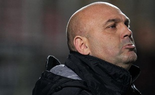 Frédéric Antonetti, l'entraîneur du Stade Rennais, le 11 décembre 2012, à Nice.