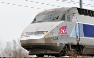 Illustration d'un train en circulation.