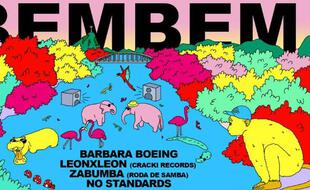 Visuel coloré et psyché pour la Bembem! du Mazette