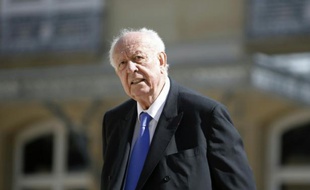 Le sénateur maire de Marseille Jean-Claude Gaudin le 7 avril 2015 à Paris