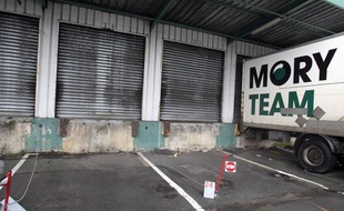 Le dépot de Lesquin dans la metropole Lilloise de l'entreprise Mory Ducros.
