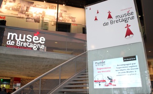 L'entrée du Musée de Bretagne aux Champs Libres.