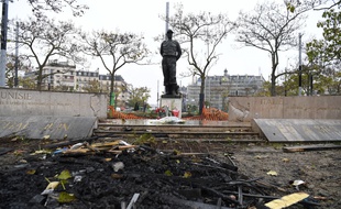 La statue du Maréchal Juin a été dégradée