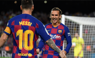 Griezmann essaie petit à petit de se fondre dans le jeu du Barça.