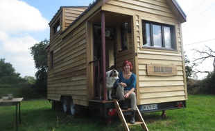 Laetitia et son chien Apex