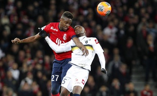 Le lillois Divock Origi lors du match Losc-Fcsm en février 2014.