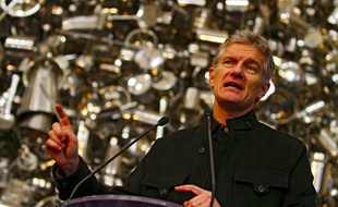 Lille, le 13 février 2012. Didier Fusiller, ancien directeur de Lille 3000.