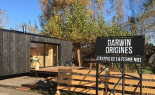 Heva est un module en ossature bois, habitable et transportable