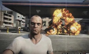 Un exemple de «selfie» sur GTA V.