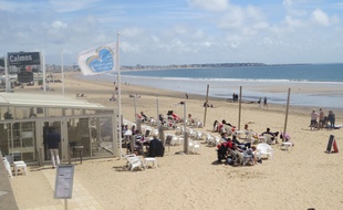 Un bar de plage à La Baule