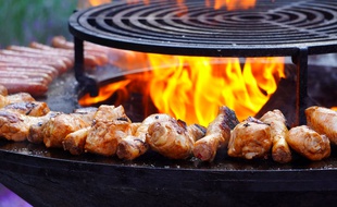 Illustration d'un barbecue.