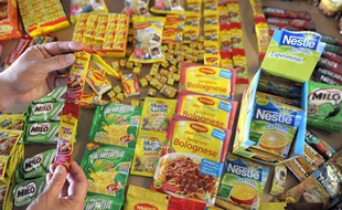 Des produits Nestlé, le 17 février 2011.