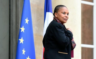 La ministre de la Justice Christiane Taubira, le 25 novembre 2015 à Paris