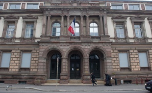 Le tribunal de grande instance de Mulhouse.