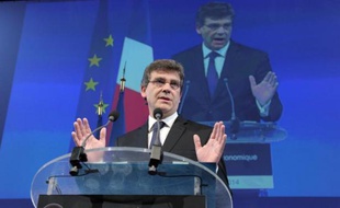 Le ministre de l'Economie Arnaud Montebourg, le 10 juillet 2014 à Paris
