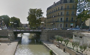 Le canal de la Robine à Narbonne.