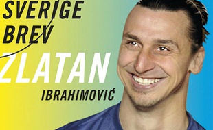 L'un des quatre timbres à l'effigie de Zlatan Ibrahimovic, mis en vente en Suède à partir du 27 mars 2014.