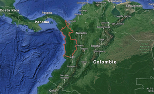Le département du Choco (Colombie).