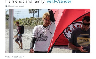 Zander V. est mort en surfant une vague provoquée par l'ouragan Irma