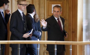 Xavier Bertrand le 27 mai 2014 à l'Assemblée nationale à Paris