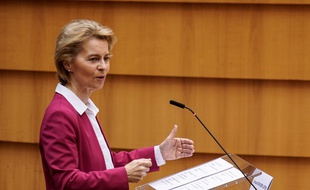 La présidente de la Commission européenne Ursula von der Leyen, le 27 mai 2020.