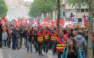 La manifestation contre la loi travail à Marseille