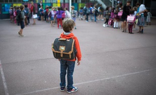 Un élève à l'école primaire à Paris le 3 septembre 2013 à Paris.