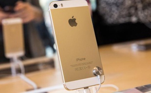 L'iPhone 5S est le premier modèle disponible en version dorée.