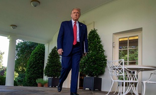 Donald Trump à la Maison-Blanche le 14 juillet 2020.