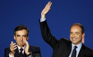 François Fillon et Jean-François Copé, le 26 mai 2012, à Paris.