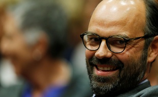 Le maire LR du Havre vient d'être nommé premier ministre. / AFP PHOTO / CHARLY TRIBALLEAU