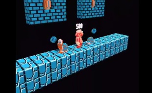 «Super Mario Bros» en 3D grâce à un émulateur.