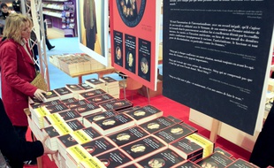 La saga «Millenium» en librairies en France.