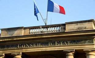 Le Conseil d'Etat à Paris. (illustration)