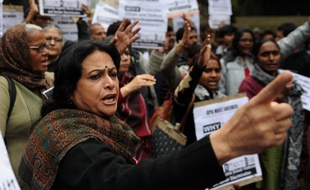 Une manifestation pour réclamer des peines plus lourdes pour les violeurs, à New Dehli, en février 2013.