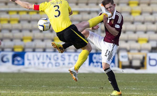 Capture d'écran du high kick de Talbot, en Ecosse, en février 2015