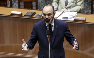 Edouard Philippe, le 21 mars 2020 à l'Assemblée.