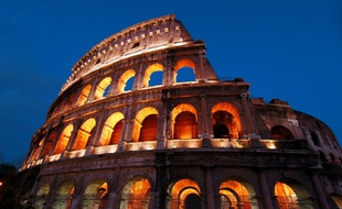 The Coliseum, Rome, Italy. Le ColisÈe ‡ Rome.
ITALIE