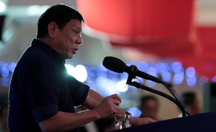 Le président Duterte à Manille le 14 juillet 2016