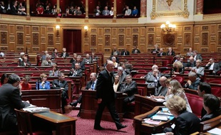 L’hémicycle du Sénat à Paris le 19 septembre 2013.