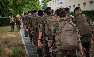 Image d'illustration de militaires français.